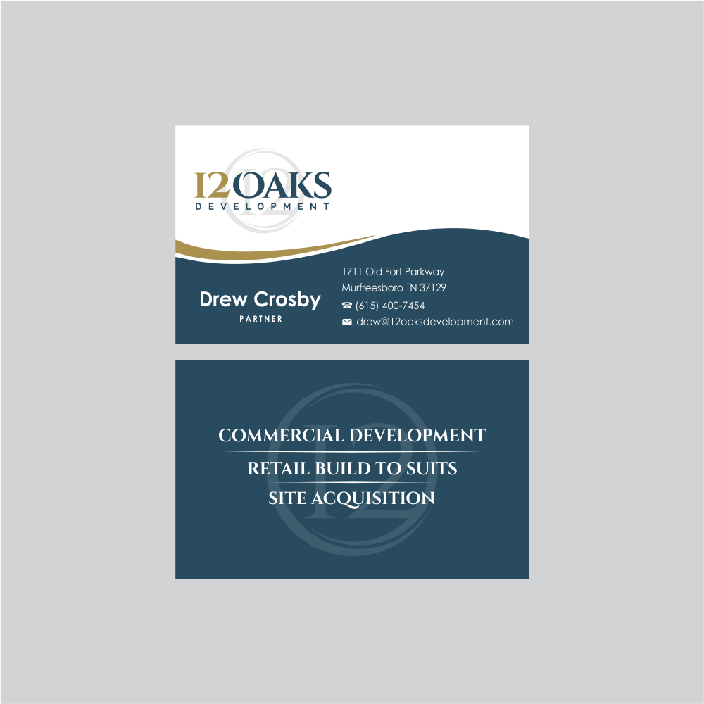 12 Oaks Development logo design by Girly