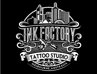 Ink factory logo design by invento