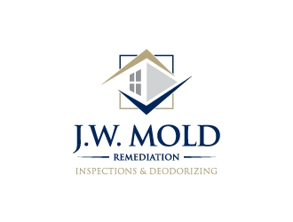 J.W. Mold Remediation, Inspections & Deodorizing logo design by zakdesign700