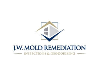 J.W. Mold Remediation, Inspections & Deodorizing logo design by zakdesign700