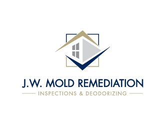 J.W. Mold Remediation, Inspections & Deodorizing logo design by zakdesign700