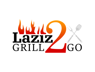 Laziz Grill To Go logo design by ingepro