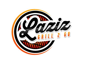 Laziz Grill To Go logo design by daywalker
