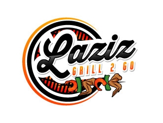 Laziz Grill To Go logo design by daywalker