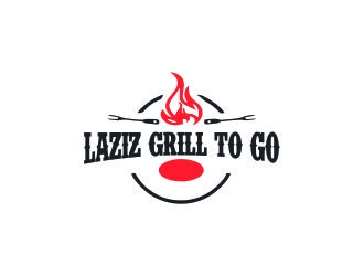 Laziz Grill To Go logo design by Greenlight