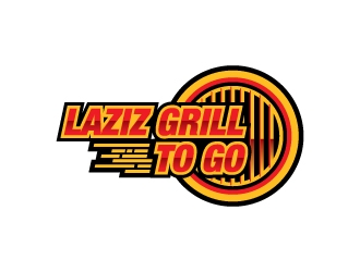 Laziz Grill To Go logo design by zakdesign700