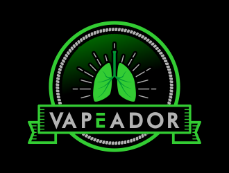 VAPEADOR logo design by ROSHTEIN