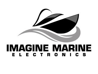 Imagine Marine Electronics logo design by 35mm