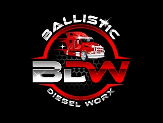 Ballistic Diesel Worx logo design by Xeon