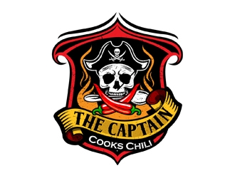 The Captain Cooks Chili logo design by DreamLogoDesign
