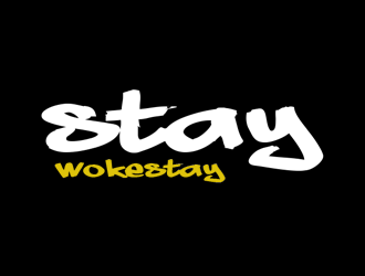 Stay Woke logo design by bougalla005
