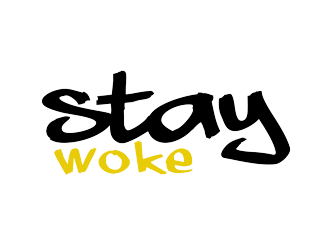 Stay Woke logo design by bougalla005