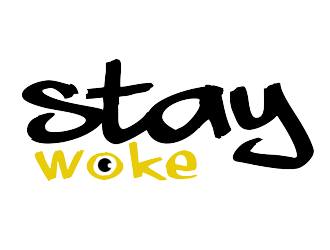 Stay Woke logo design by bougalla005
