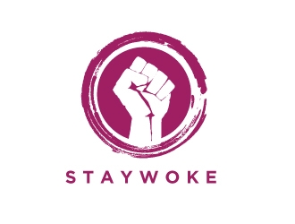 Stay Woke logo design by Erasedink