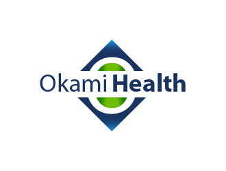 OKAMI HEALTH INC logo design by BeDesign