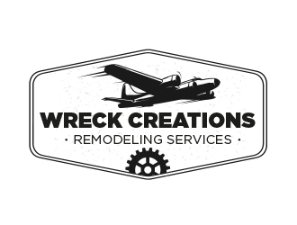 Wreck Creations Remodeling Services logo design by ginklabstudio
