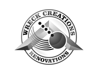 Wreck Creations Remodeling Services logo design by ekitessar