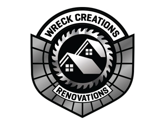 Wreck Creations Remodeling Services logo design by PiceFlia