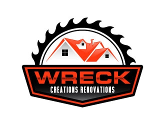 Wreck Creations Remodeling Services logo design by daywalker