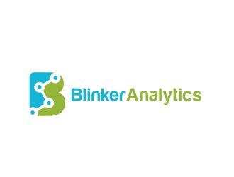 Blinker Analytics logo design by serprimero