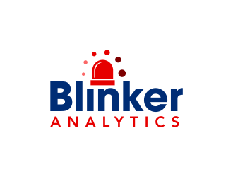 Blinker Analytics logo design by ingepro