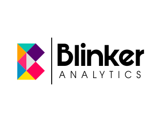 Blinker Analytics logo design by JessicaLopes