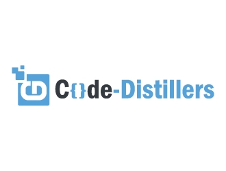 Code-Distillers logo design by jaize