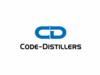 Code-Distillers logo design by kimora