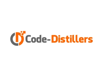 Code-Distillers logo design by jaize