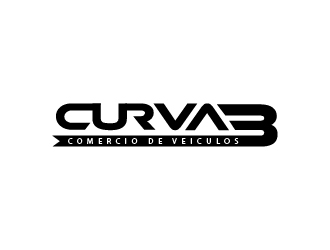 Curva 3 - Comercio de Veiculos logo design by Cyds