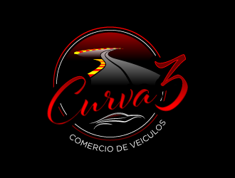 Curva 3 - Comercio de Veiculos logo design by torresace