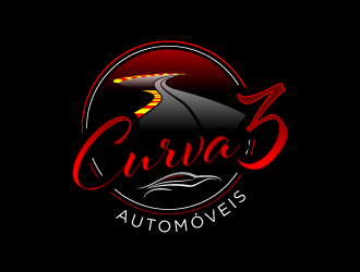 Curva 3 - Comercio de Veiculos logo design by torresace
