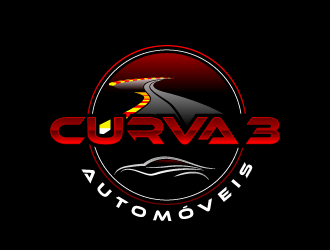 Curva 3 - Comercio de Veiculos logo design by torresace