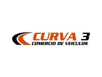 Curva 3 - Comercio de Veiculos logo design by done