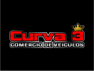 Curva 3 - Comercio de Veiculos logo design by meliodas