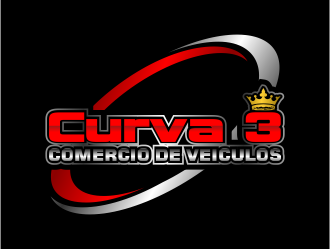 Curva 3 - Comercio de Veiculos logo design by meliodas