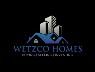 Wetzco Homes logo design by RIANW