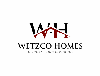 Wetzco Homes logo design by haidar