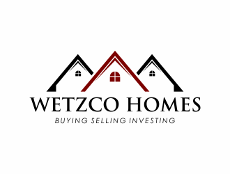 Wetzco Homes logo design by haidar