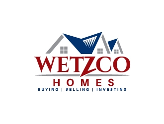 Wetzco Homes logo design by josephope