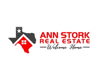 Ann Stork Real Estate  (would like to incorporate tag line..... Welcome Home! logo design by art-design