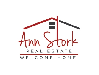 Ann Stork Real Estate  (would like to incorporate tag line..... Welcome Home! logo design by onep