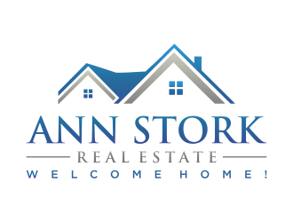 Ann Stork Real Estate  (would like to incorporate tag line..... Welcome Home! logo design by RIANW