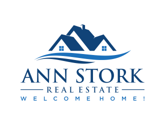 Ann Stork Real Estate  (would like to incorporate tag line..... Welcome Home! logo design by RIANW