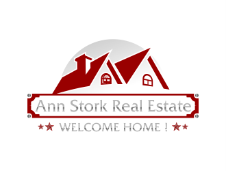 Ann Stork Real Estate  (would like to incorporate tag line..... Welcome Home! logo design by ROSHTEIN