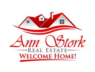 Ann Stork Real Estate  (would like to incorporate tag line..... Welcome Home! logo design by 35mm