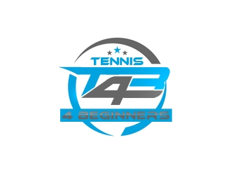 Tennis 4 Beginners logo design by nikkl