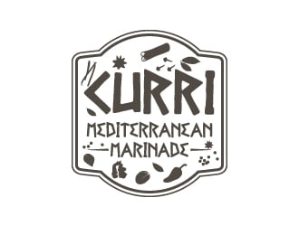 Curri Mediterranean Marinade logo design by JJlcool