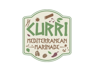 Curri Mediterranean Marinade logo design by JJlcool