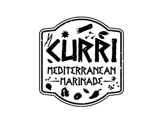 Curri Mediterranean Marinade logo design by JJlcool